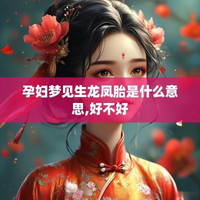 孕妇梦见生龙凤胎是什么意思,好不好