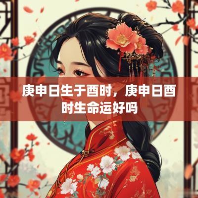 庚申日生于酉时，庚申日酉时生命运好吗