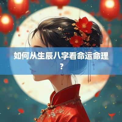 如何从生辰八字看命运命理？