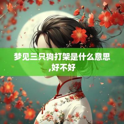 梦见三只狗打架是什么意思,好不好