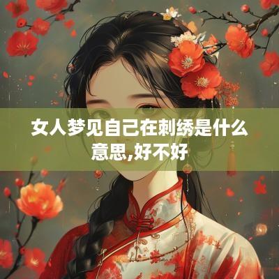 女人梦见自己在刺绣是什么意思,好不好
