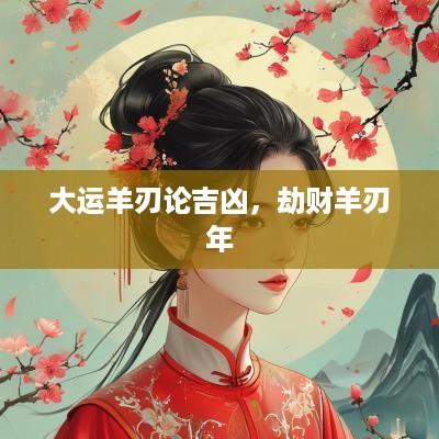 大运羊刃论吉凶，劫财羊刃年