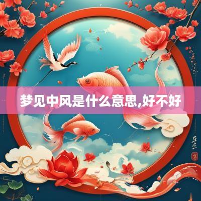 梦见中风是什么意思,好不好