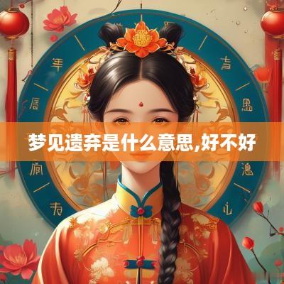 梦见遗弃是什么意思,好不好