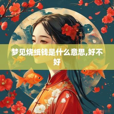梦见烧纸钱是什么意思,好不好