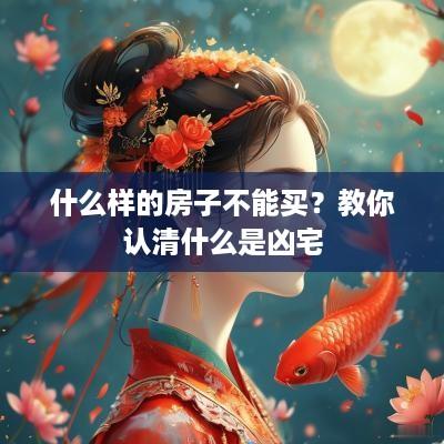 什么样的房子不能买？教你认清什么是凶宅