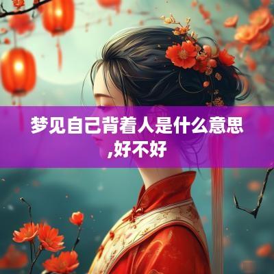 梦见自己背着人是什么意思,好不好