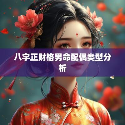 八字正财格男命配偶类型分析