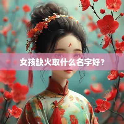 女孩缺火取什么名字好？