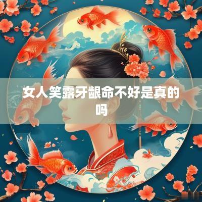 女人笑露牙龈命不好是真的吗