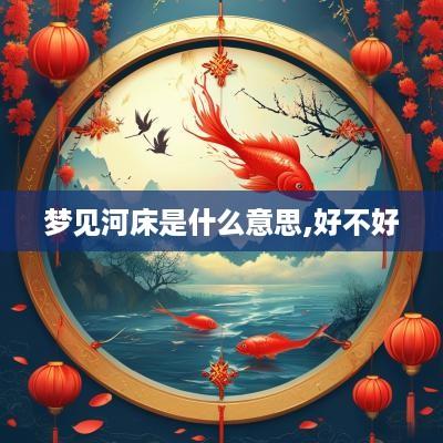梦见河床是什么意思,好不好
