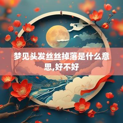 梦见头发丝丝掉落是什么意思,好不好
