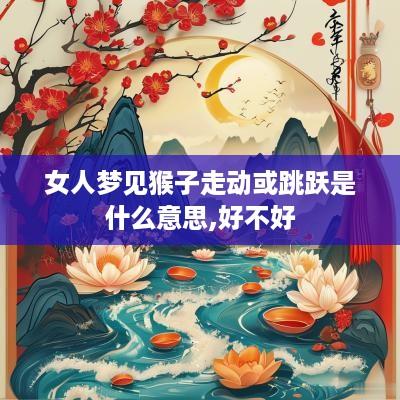女人梦见猴子走动或跳跃是什么意思,好不好