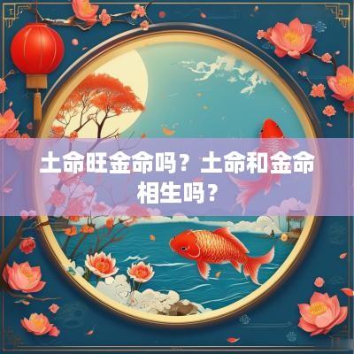 土命旺金命吗？土命和金命相生吗？