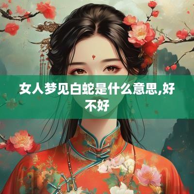 女人梦见白蛇是什么意思,好不好