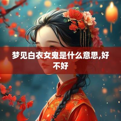 梦见白衣女鬼是什么意思,好不好