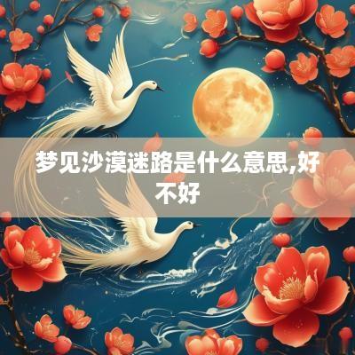 梦见沙漠迷路是什么意思,好不好