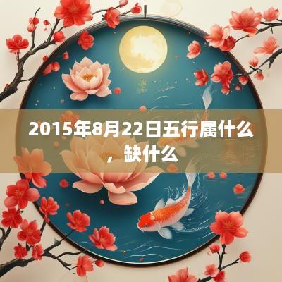 2015年8月22日五行属什么，缺什么