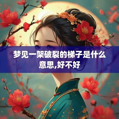梦见一架破裂的梯子是什么意思,好不好