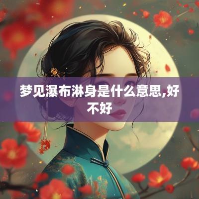 梦见瀑布淋身是什么意思,好不好