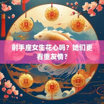 射手座女生花心吗？她们更看重友情？