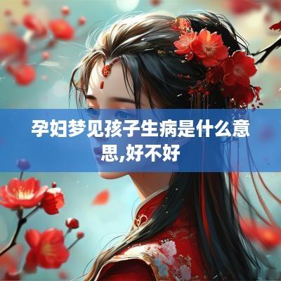 孕妇梦见孩子生病是什么意思,好不好