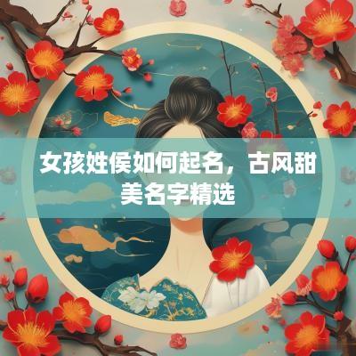 女孩姓侯如何起名，古风甜美名字精选