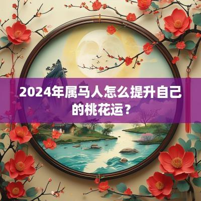 2025年属马人怎么提升自己的桃花运？