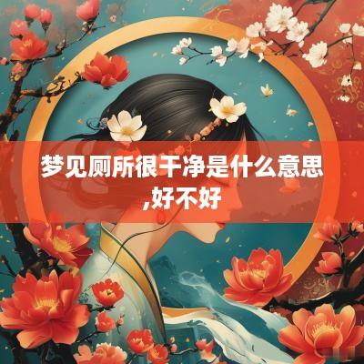 梦见厕所很干净是什么意思,好不好
