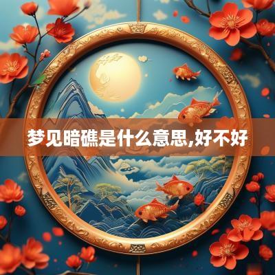 梦见暗礁是什么意思,好不好
