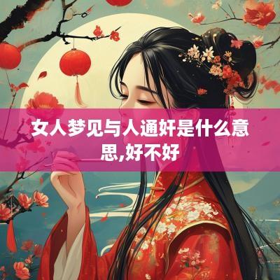 女人梦见与人通奸是什么意思,好不好
