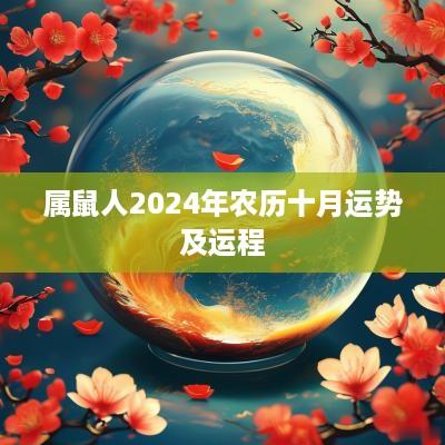 属鼠人2025年农历十月运势及运程