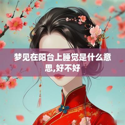 梦见在阳台上睡觉是什么意思,好不好