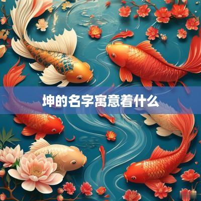 坤的名字寓意着什么