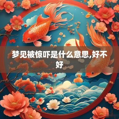 梦见被惊吓是什么意思,好不好
