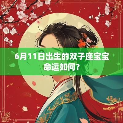6月11日出生的双子座宝宝命运如何？