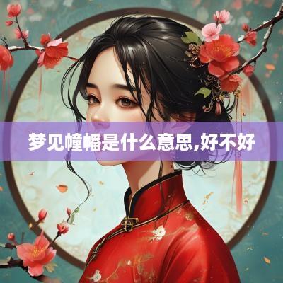 梦见幢幡是什么意思,好不好