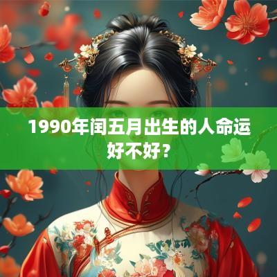 1990年闰五月出生的人命运好不好？