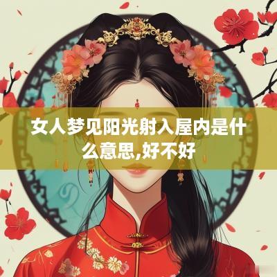 女人梦见阳光射入屋内是什么意思,好不好