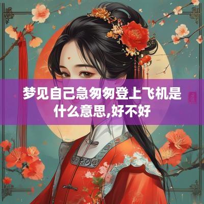 梦见自己急匆匆登上飞机是什么意思,好不好