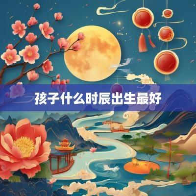 孩子什么时辰出生最好