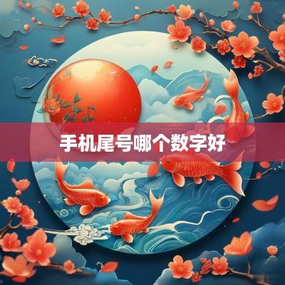 手机尾号哪个数字好