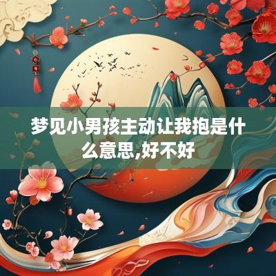 梦见小男孩主动让我抱是什么意思,好不好