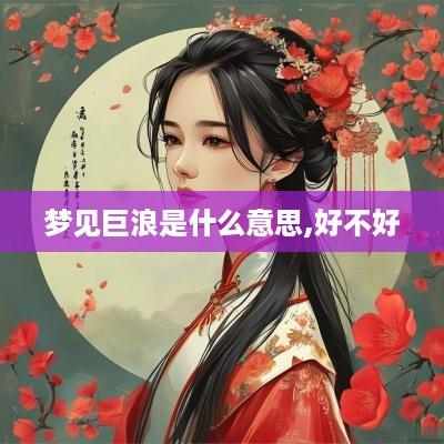 梦见巨浪是什么意思,好不好