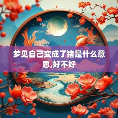 梦见自己变成了猪是什么意思,好不好