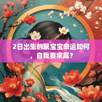 2日出生的鼠宝宝命运如何，自我要求高？