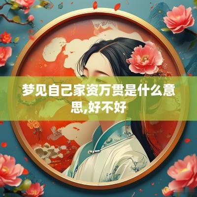 梦见自己家资万贯是什么意思,好不好