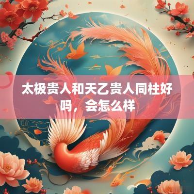 太极贵人和天乙贵人同柱好吗，会怎么样