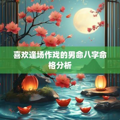 喜欢逢场作戏的男命八字命格分析