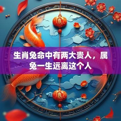 生肖兔命中有两大贵人，属兔一生远离这个人